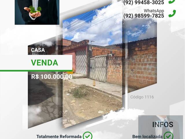 #1116 - Casa para Venda em Manaus - AM - 3