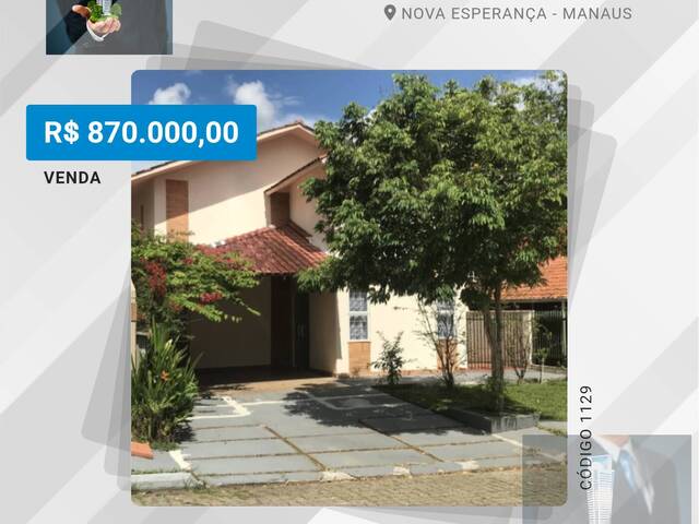 #1129 - Casa para Venda em Manaus - AM