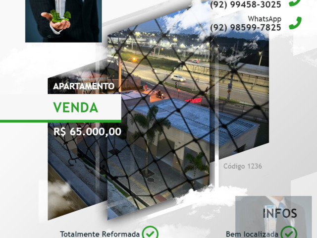 #1236 - Apartamento para Venda em Manaus - AM - 1