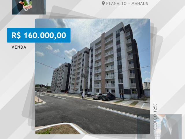 #1258 - Apartamento para Venda em Manaus - AM - 1