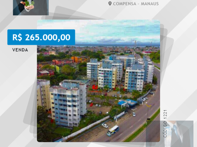 #1221 - Apartamento para Venda em Manaus - AM - 1
