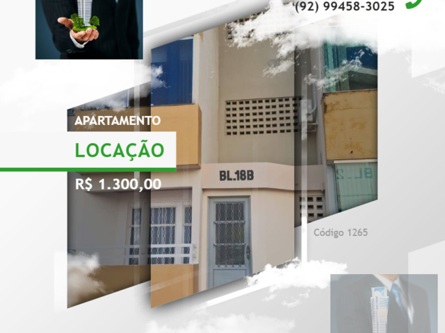 #1265 - Apartamento para Locação em Manaus - AM - 1